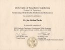 USC Certificate - Dr. Dacles